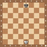 chess king board setup