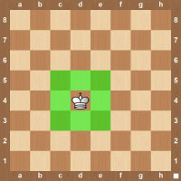 chess king possible moves